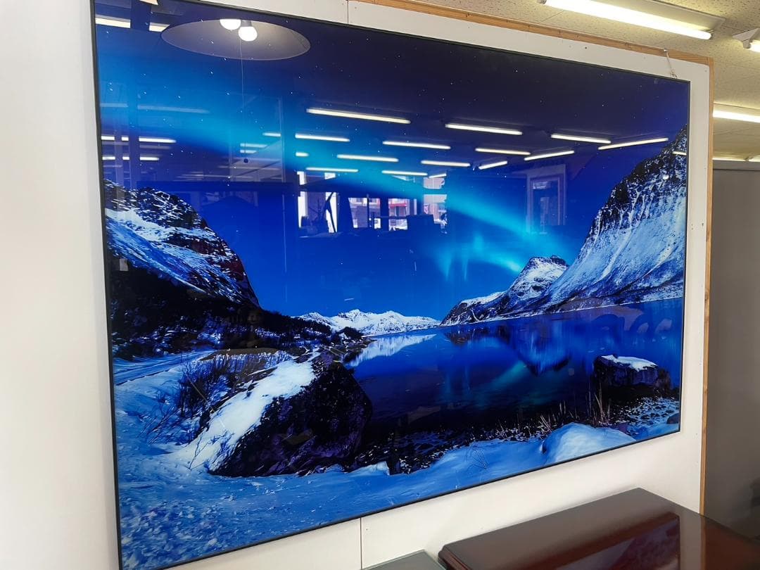 アートパネル　絵画　壁掛け　アート　オーロラ　絶景　夜景　自然　風景画　額縁　絵