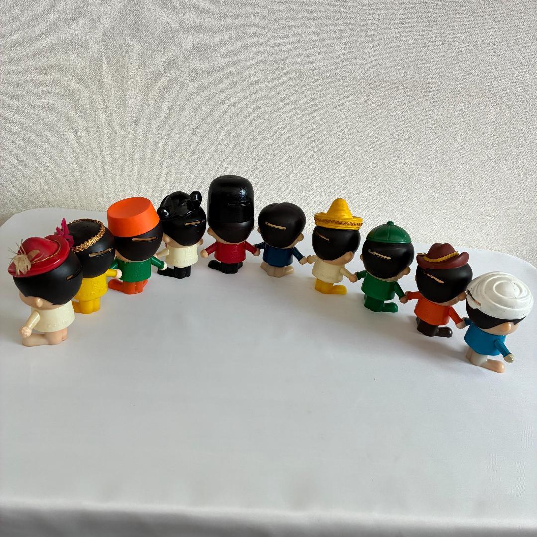 【昭和レトロ】　世界のナショナル坊や 貯金箱 ハイトップ 松下電器 ノベルティ