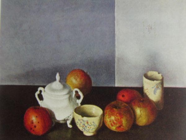 岸田　劉生、【静物】、年代物、希少画集画、状態良好、新品高級額装付