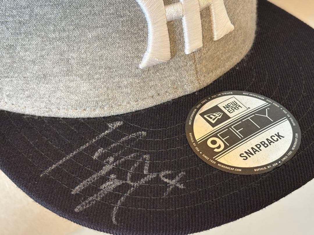 コラボ/阪神タイガース/限定/キャップ/帽子/ニューエラ/スウェット/グレー/紺