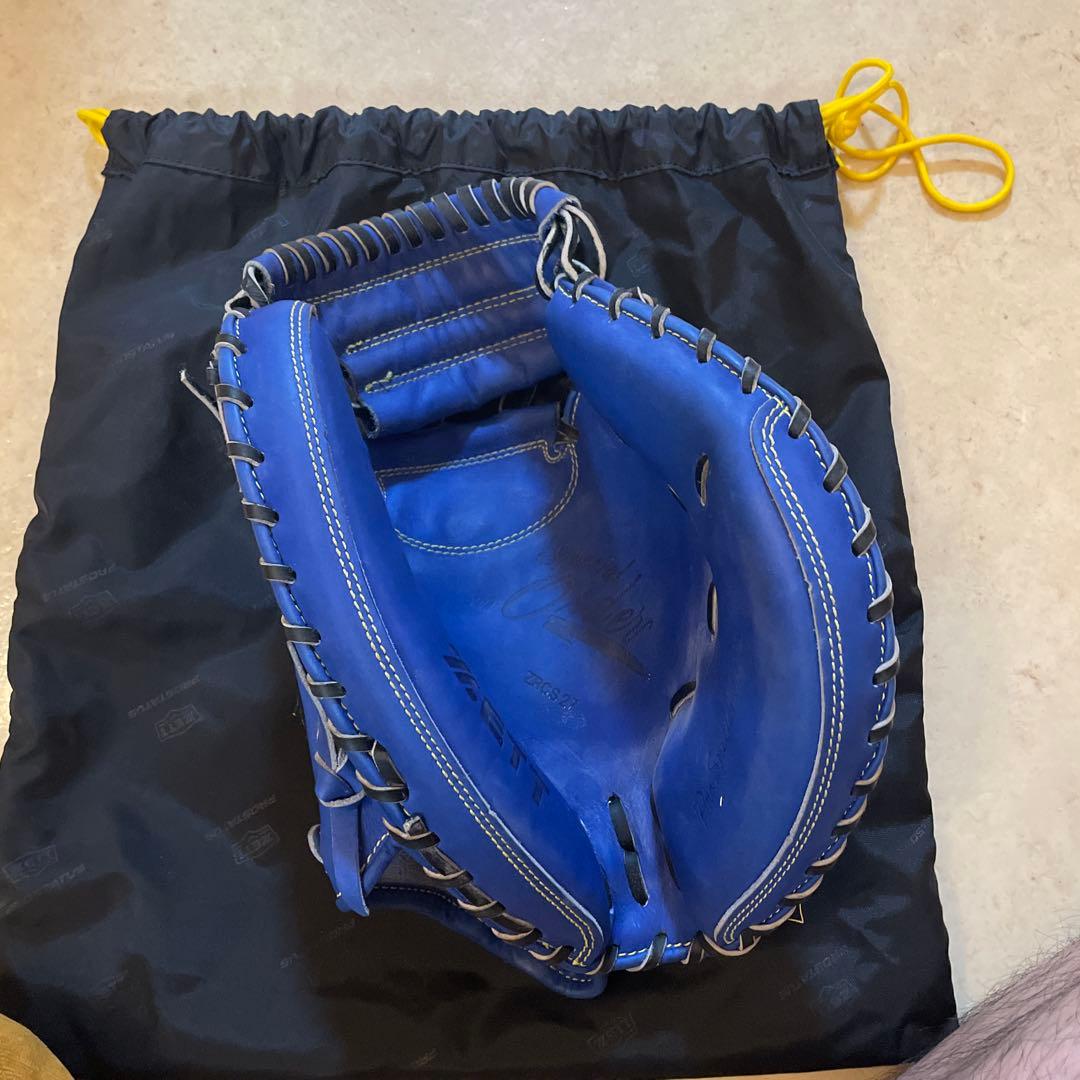 ゼット　軟式キャッチャーミット（袋付き）