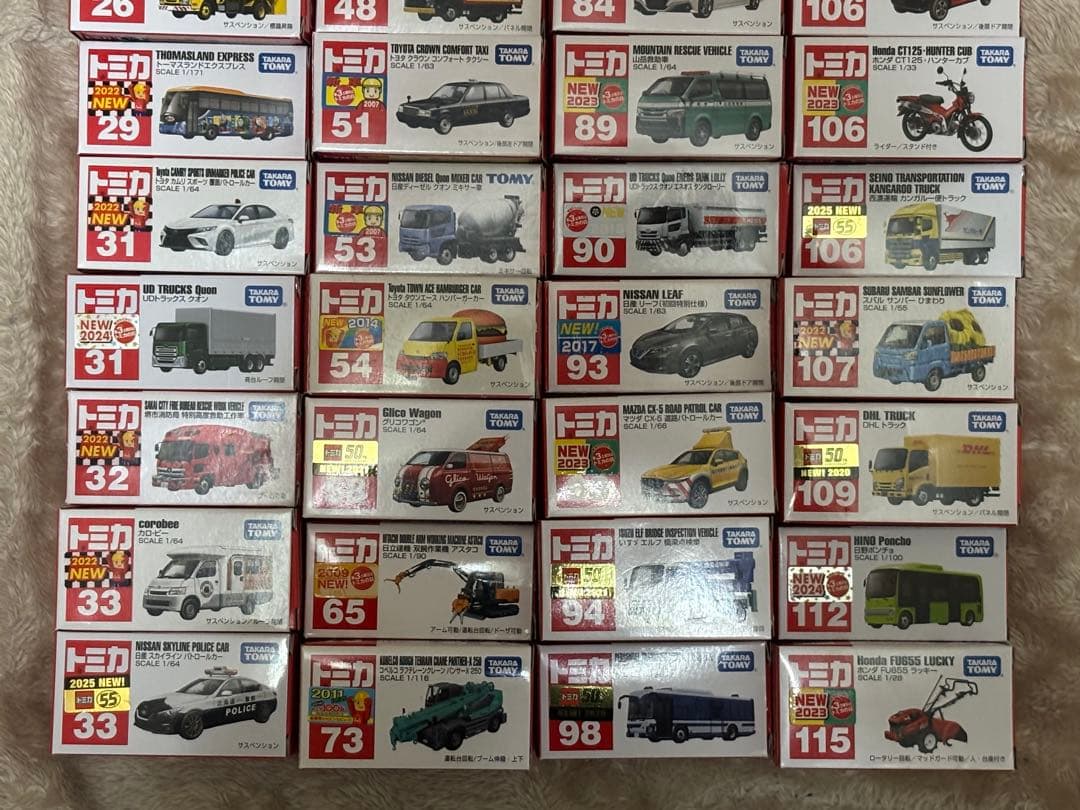 ま*ん様 【バラ売り不可】トミカ 開封済み 48台 まとめ売り 新車シール付き