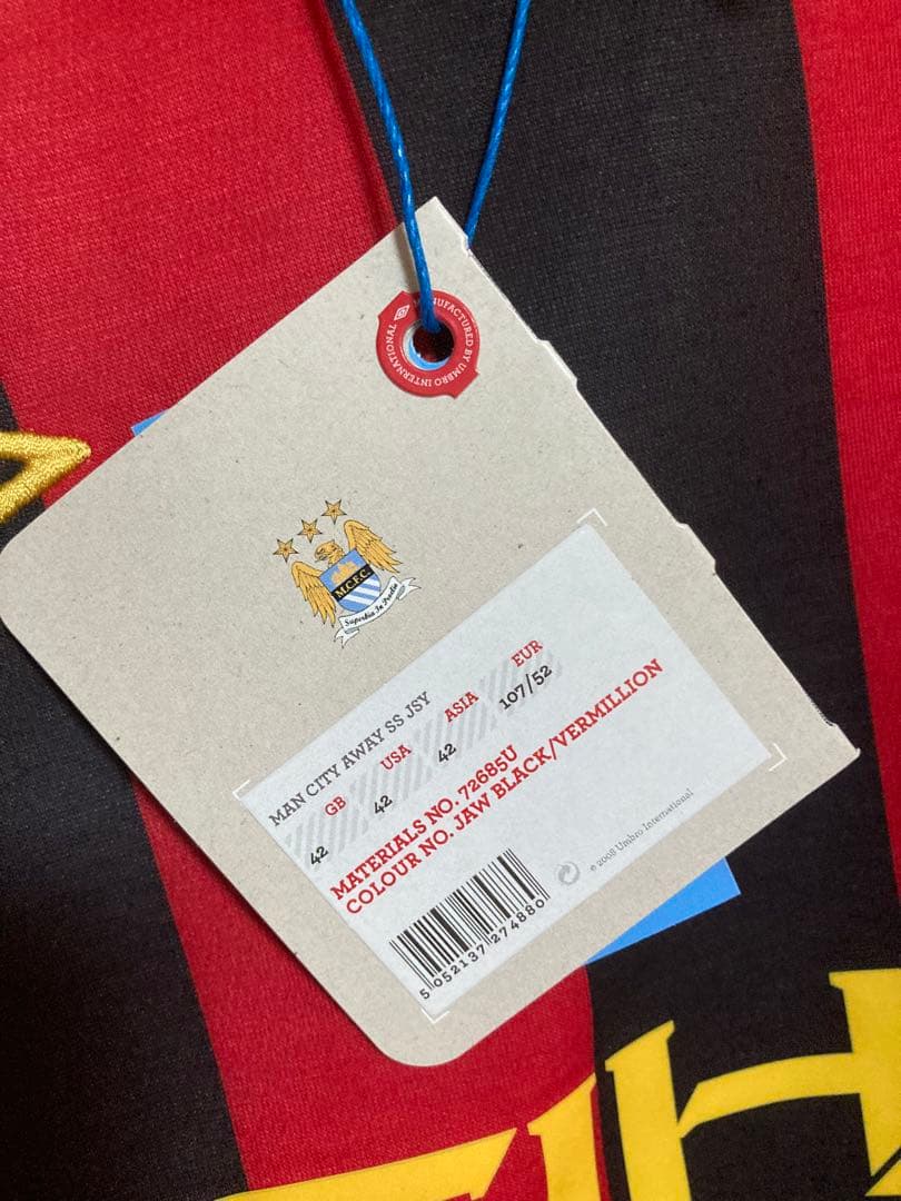 アンブロ　マンチェスターシティ　ユニホーム　42サイズ　未開封品