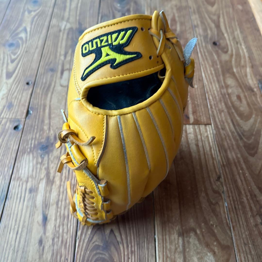 Mizuno Lite Flex 軟式グローブ イエロー