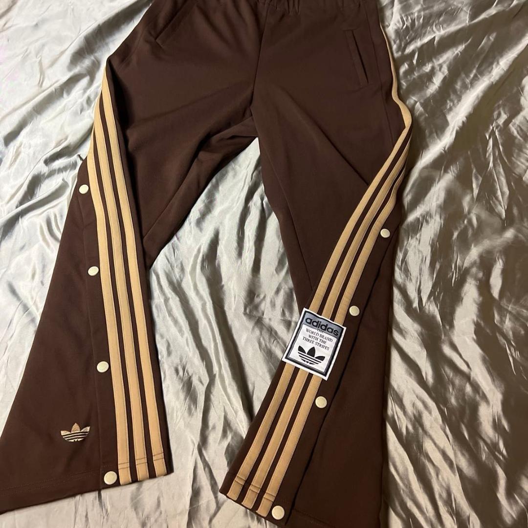 超希少　DESCENTE アディダス　ジャージ　ブラウン　ベージュ　パンツ　美品