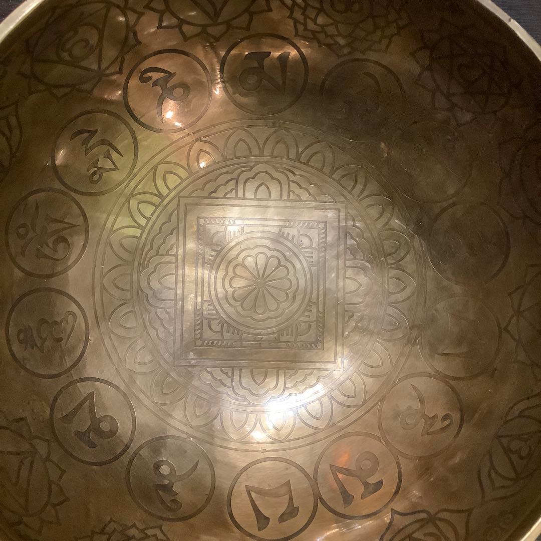 No29 チベット産 シンギングボウル 新品 チベタンボウル 23.3cm