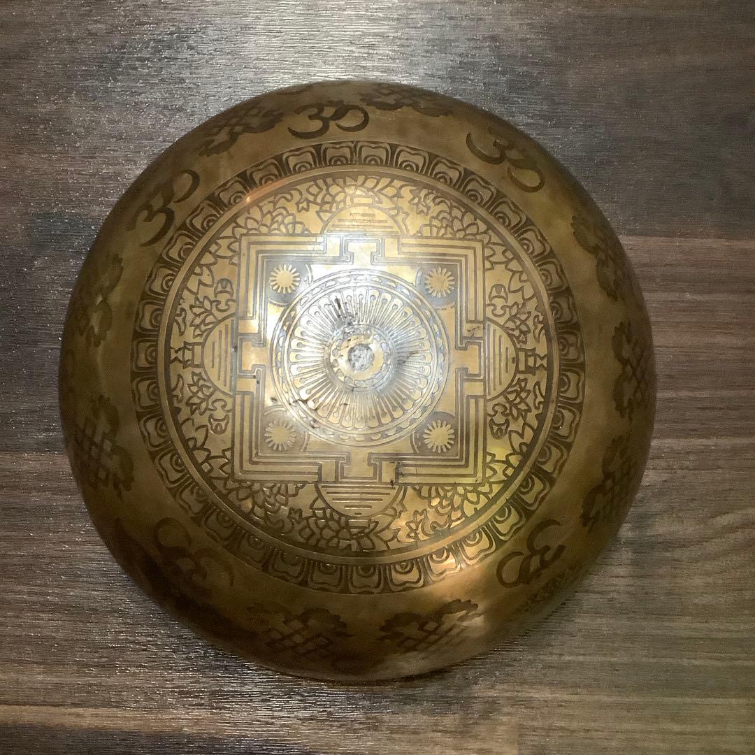 No29 チベット産 シンギングボウル 新品 チベタンボウル 23.3cm