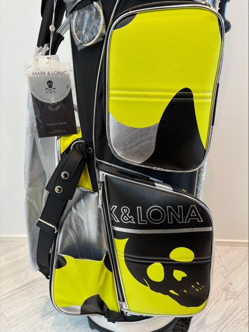 MARK & LONA スカルデザイン キャディバッグ 新品タグ付き