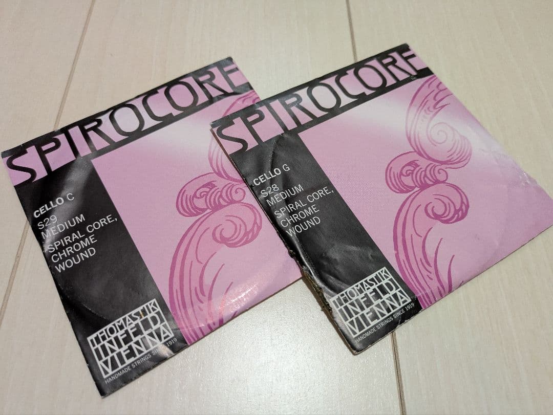 Spirocore チェロ弦 C弦 G弦 新品未使用