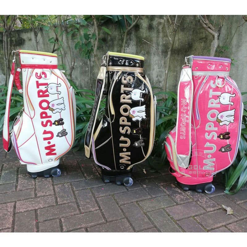 ゴルフバッグ女性防水耐摩耗性ラウンドバッグボールバッグローラタイパーバッグ