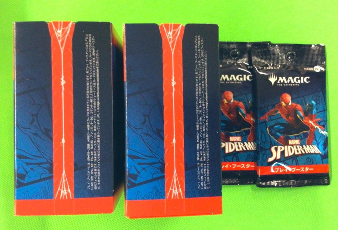 【MTG】『マーベル スパイダーマン』プレリリース＋プレイブースター各2ヶ ①