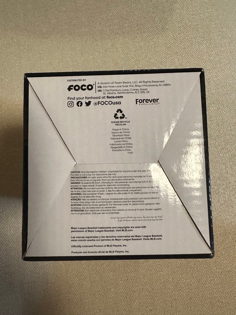 【新品/未使用/限定品】大谷翔平 FOCO ボブルヘッド 4.5インチ AWAY