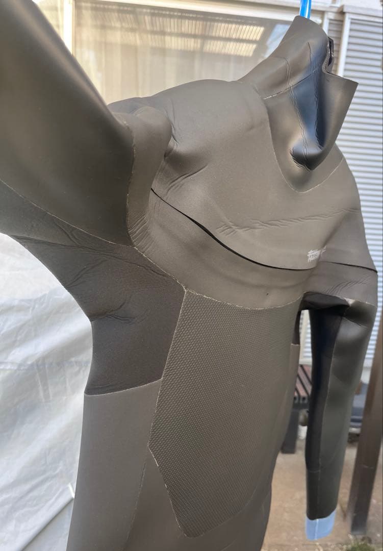 美品　5×3㎜セミドライ　ロングチェストジップ　XXLB