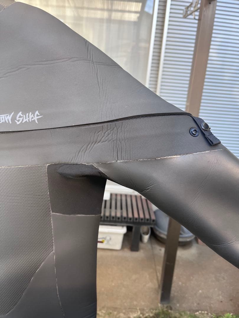 美品　5×3㎜セミドライ　ロングチェストジップ　XXLB