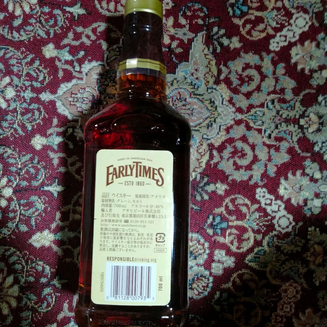 ウイスキー EARLYTIMESKentuckyStraight Bourbon 700ml