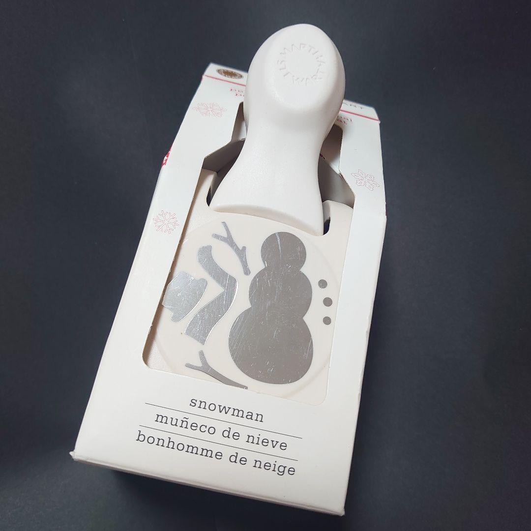 マーサスチュワート　man　雪だるま　新品　ビッグパンチ スノーマン