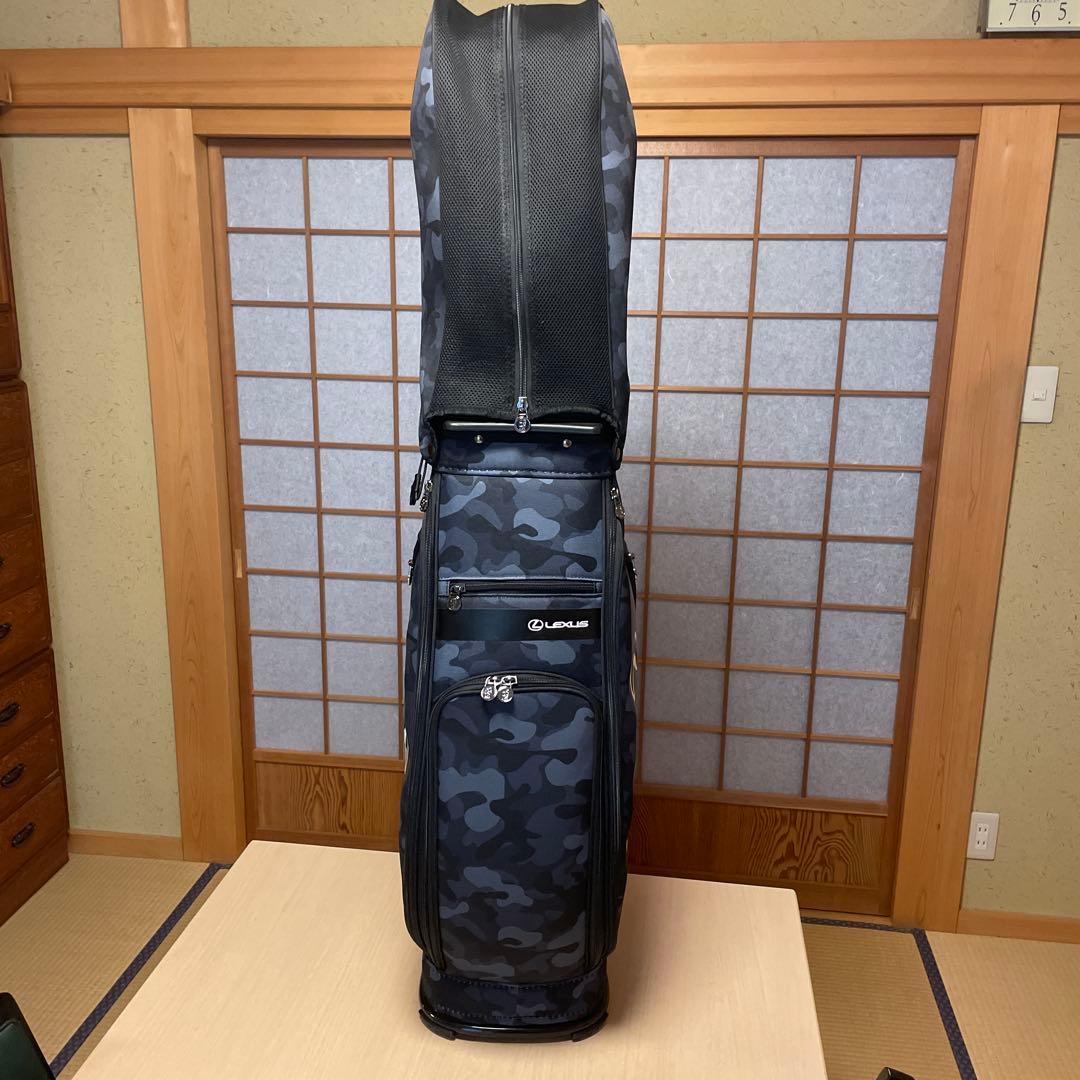 レクサスコレクション　キャディバッグ　カモフラ（迷彩）柄　９型　６分割