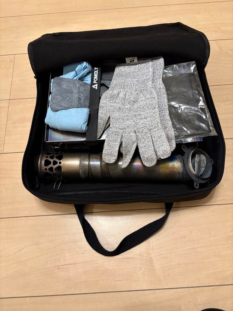 値下げしましたPOMOLY ポモリー T-Brick Mini 薪ストーブチタン