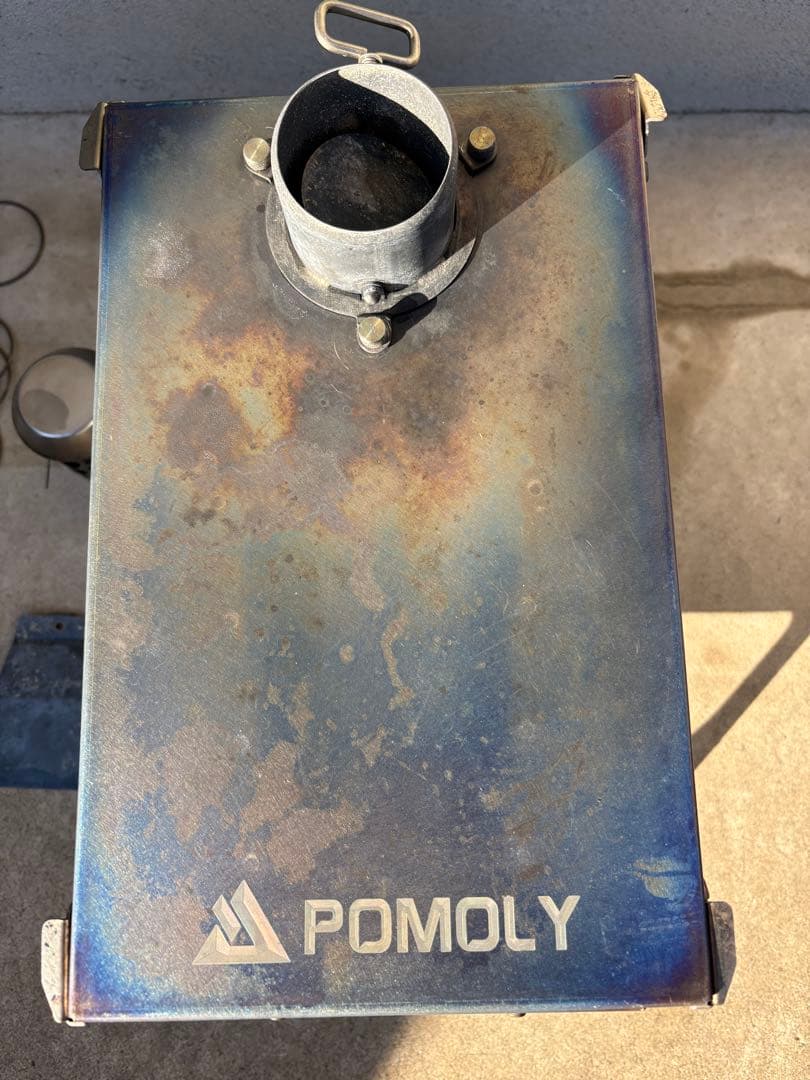 値下げしましたPOMOLY ポモリー T-Brick Mini 薪ストーブチタン