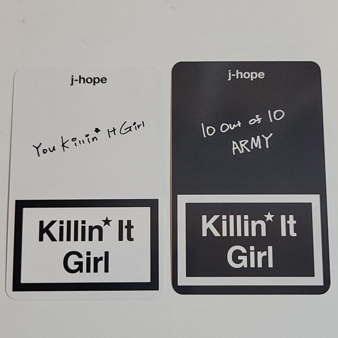 BTS J-HOPE Killin It Girl サノク ギフト トレカ 公式
