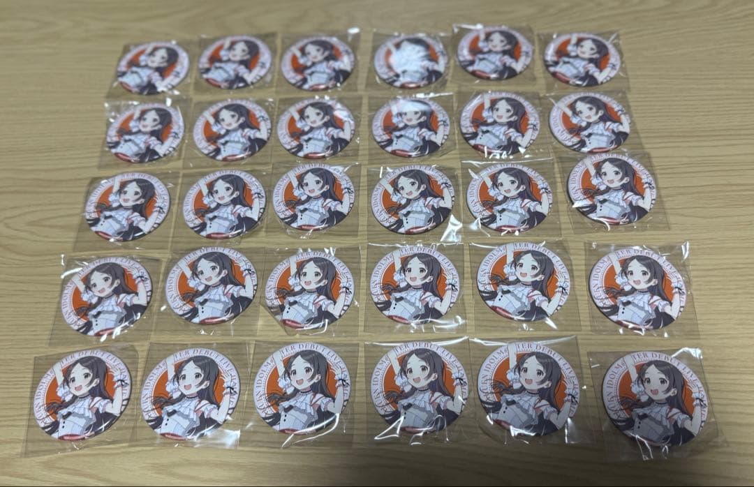 学園アイドルマスター 学マス 倉本千奈 初心公演 缶バッジ 30個