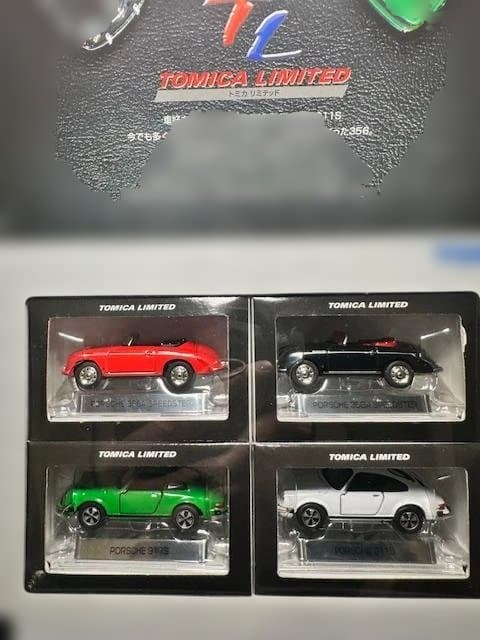 【トミカリミテッド】ポルシェ 356 / 911S　4モデルセット