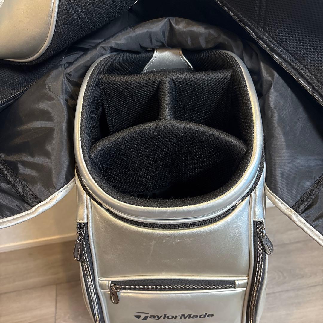 TaylorMade キャディバッグ シルバー 9型 美品