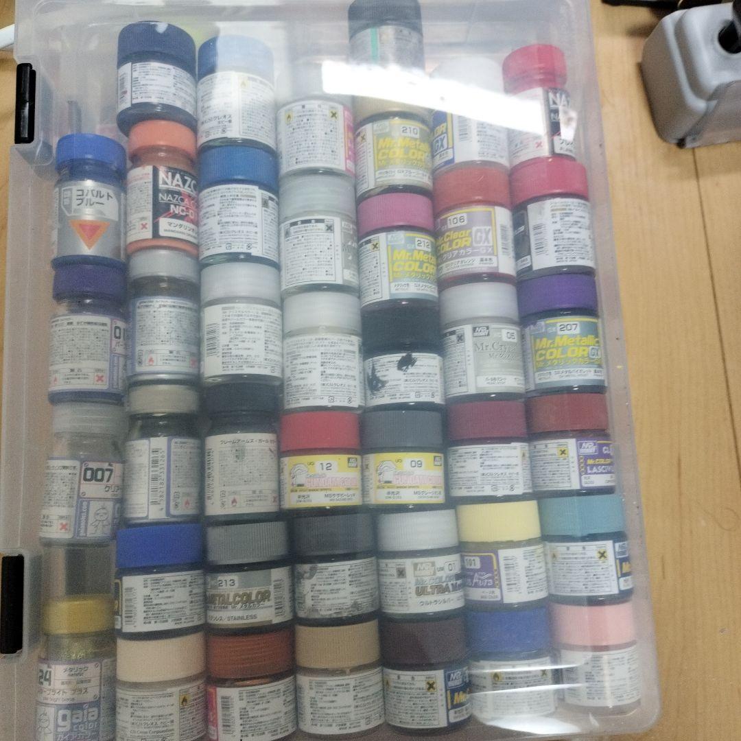 テ*レ様 エアブラシ、コンプレッサー、塗装ブース、塗料多数
