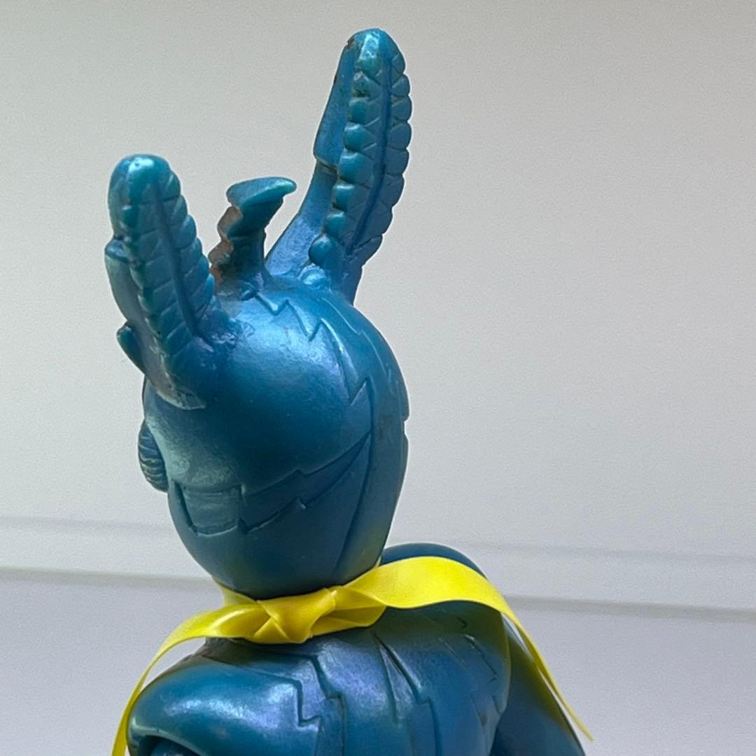 レア　当時物　ポピー　イナズマン　ソフビ　マフラー付き