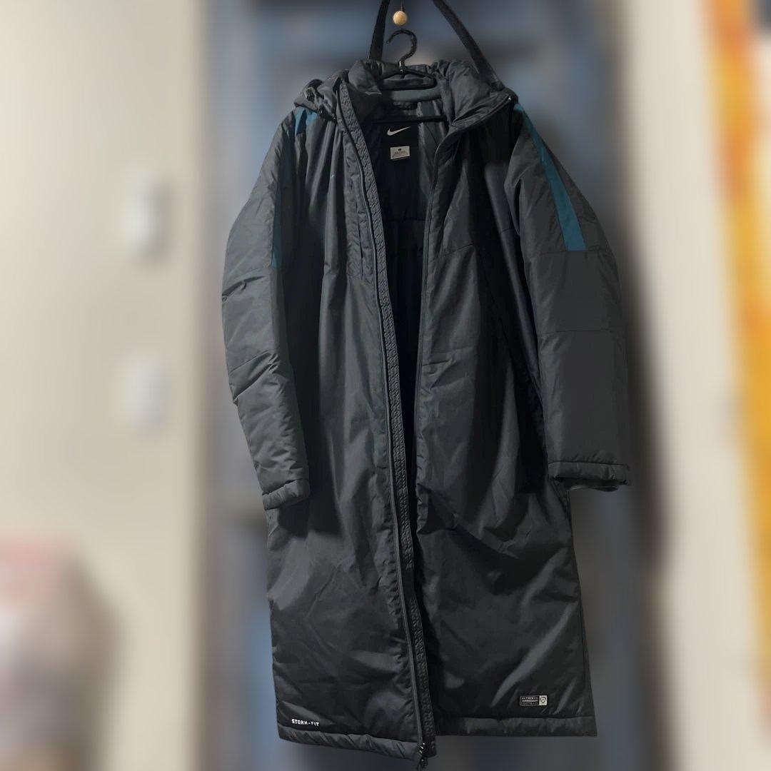 SALE‼️ Nike フード付きベンチコート ブラック　黒