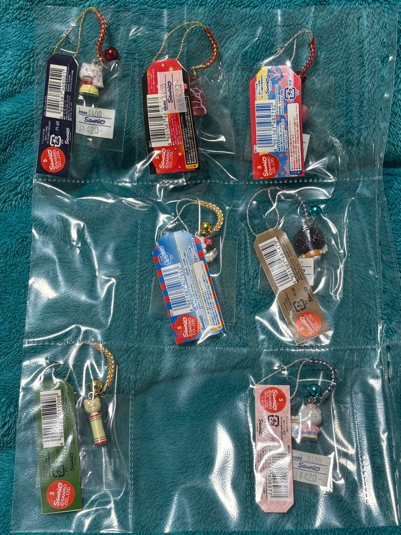 【送料込】未使用☆ご当地キティ　根付け　東北地方　廃盤　20年前　レア