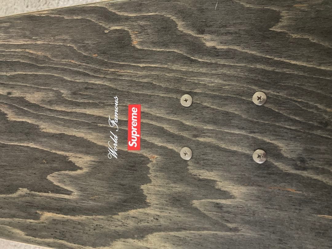 supreme スケートボード＋デッキスタンド シュプリーム ペイズリー 赤