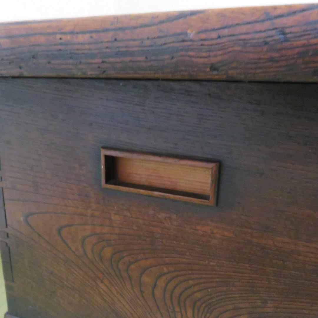 長火鉢 天板ガラス カスタム 蓋つき テーブル ディスプレイテーブル