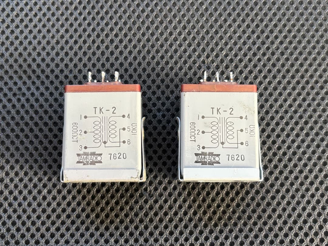 TAMURA 田村製作所 TK-2 ペア 600ΩCT：10KΩ