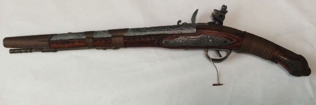 スペイン製　フリントロック式 古式銃　装飾品