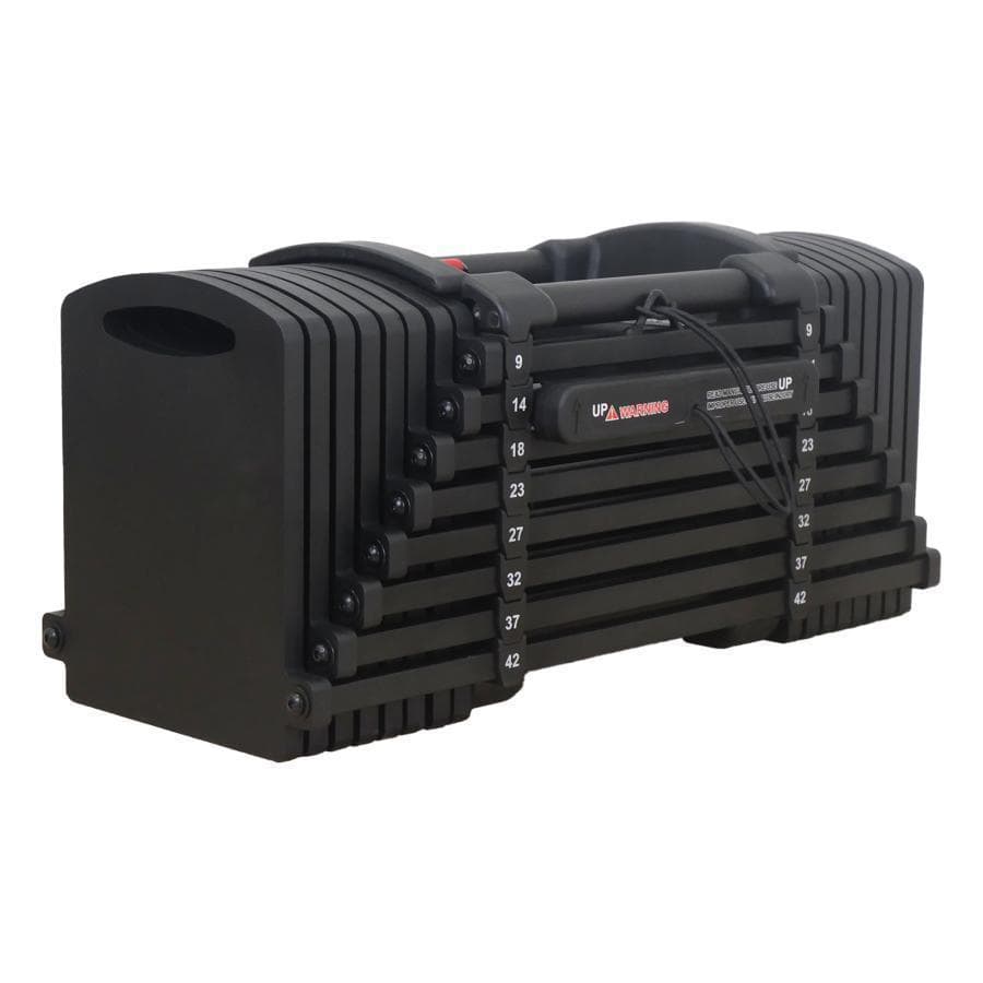 パワーブロック ダンベル 可変式 筋トレ 42kg 単品 24段階調節