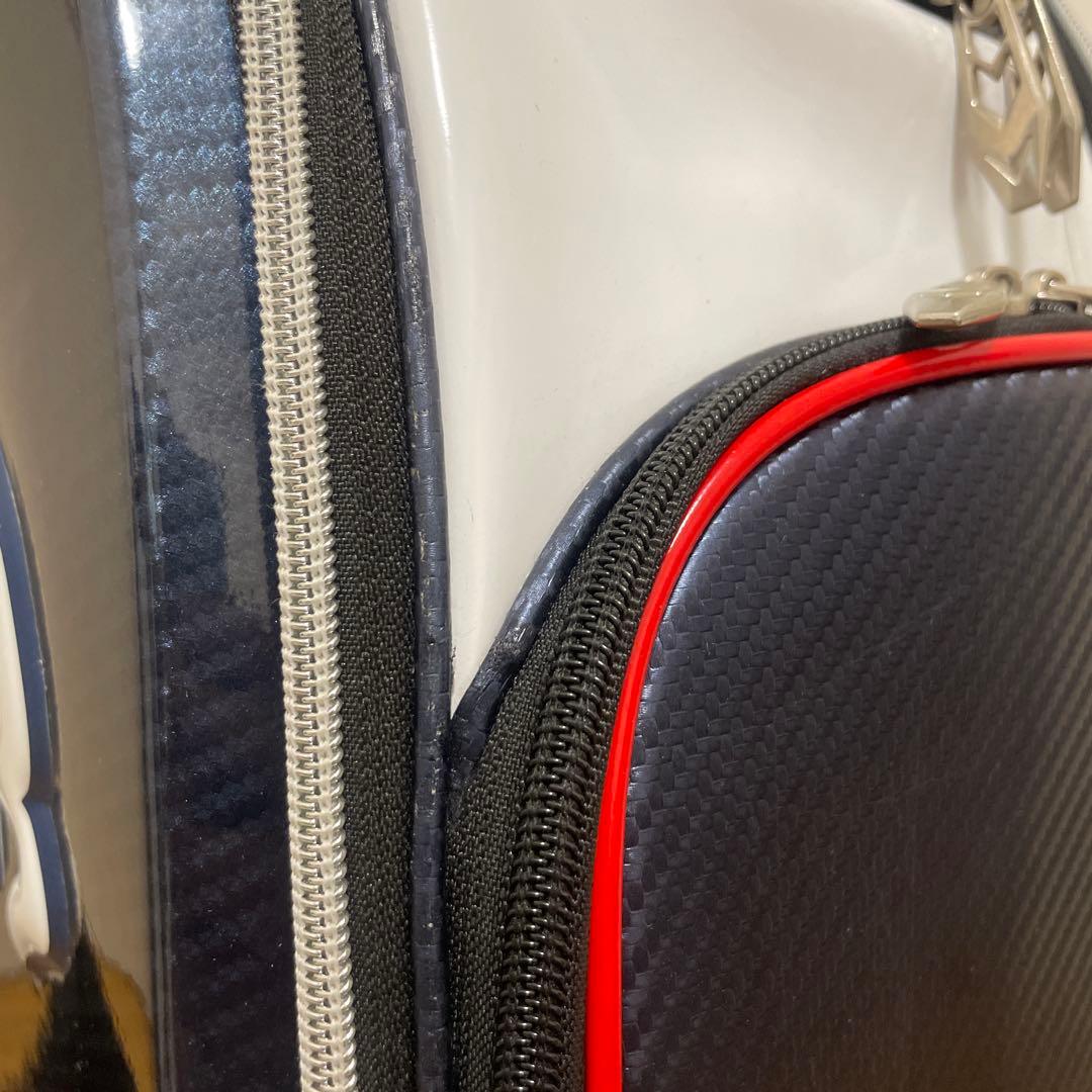 【期間限定価格】キャロウェイ キャディバッグ エナメルカーボン調トリコロール