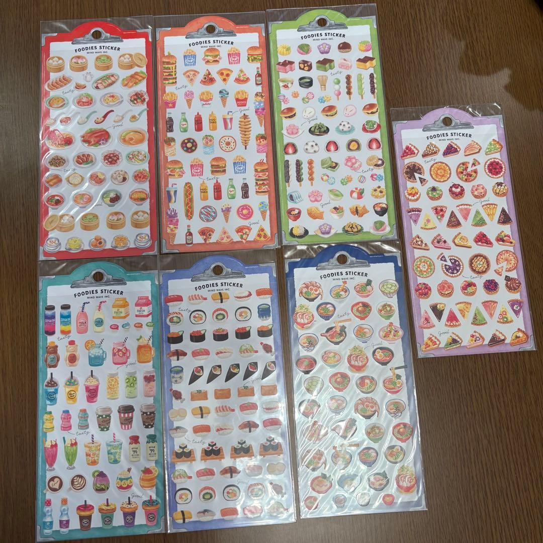 シール まとめ売り（ボンボンドロップ、タイル、ちいかわ、キラキラ、食べ物、花）