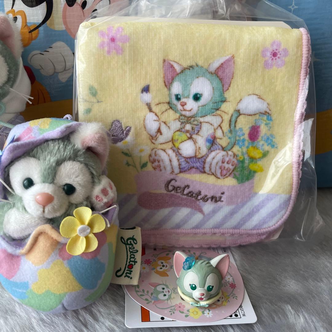 ジェラトーニ ぬいぐるみバッジ チャーム ミニタオル カムファインドスプリング