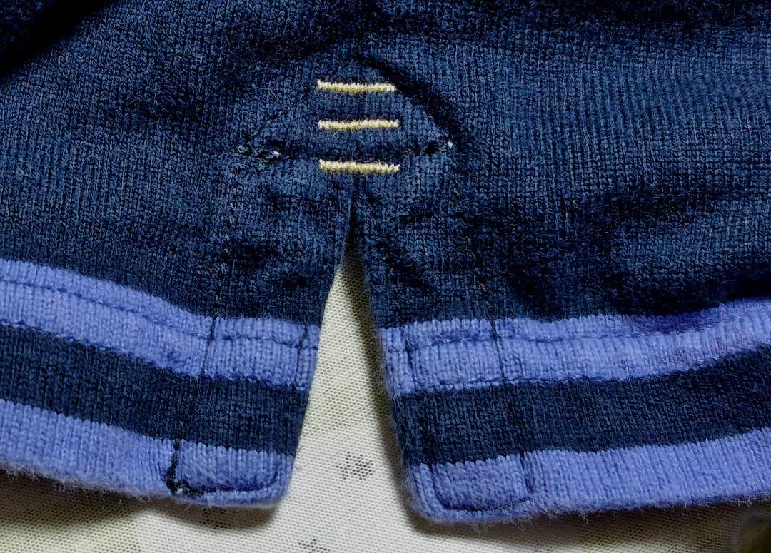 カンタベリー 長袖 ラガーシャツ XL 美品 ブルーパープル GOLDWIN製