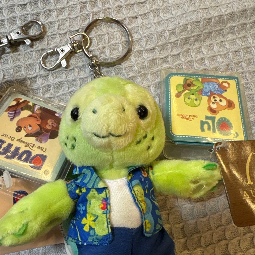香港ディズニーウッディダッフィ　ハワイアウラニ　オル　キーホルダー　セット