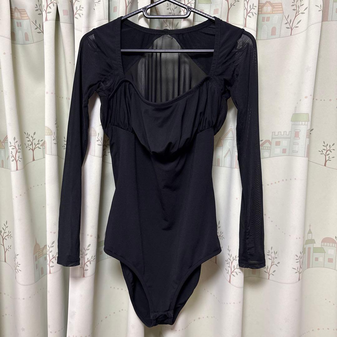 Dance Queenブラック長袖レッスンウェア