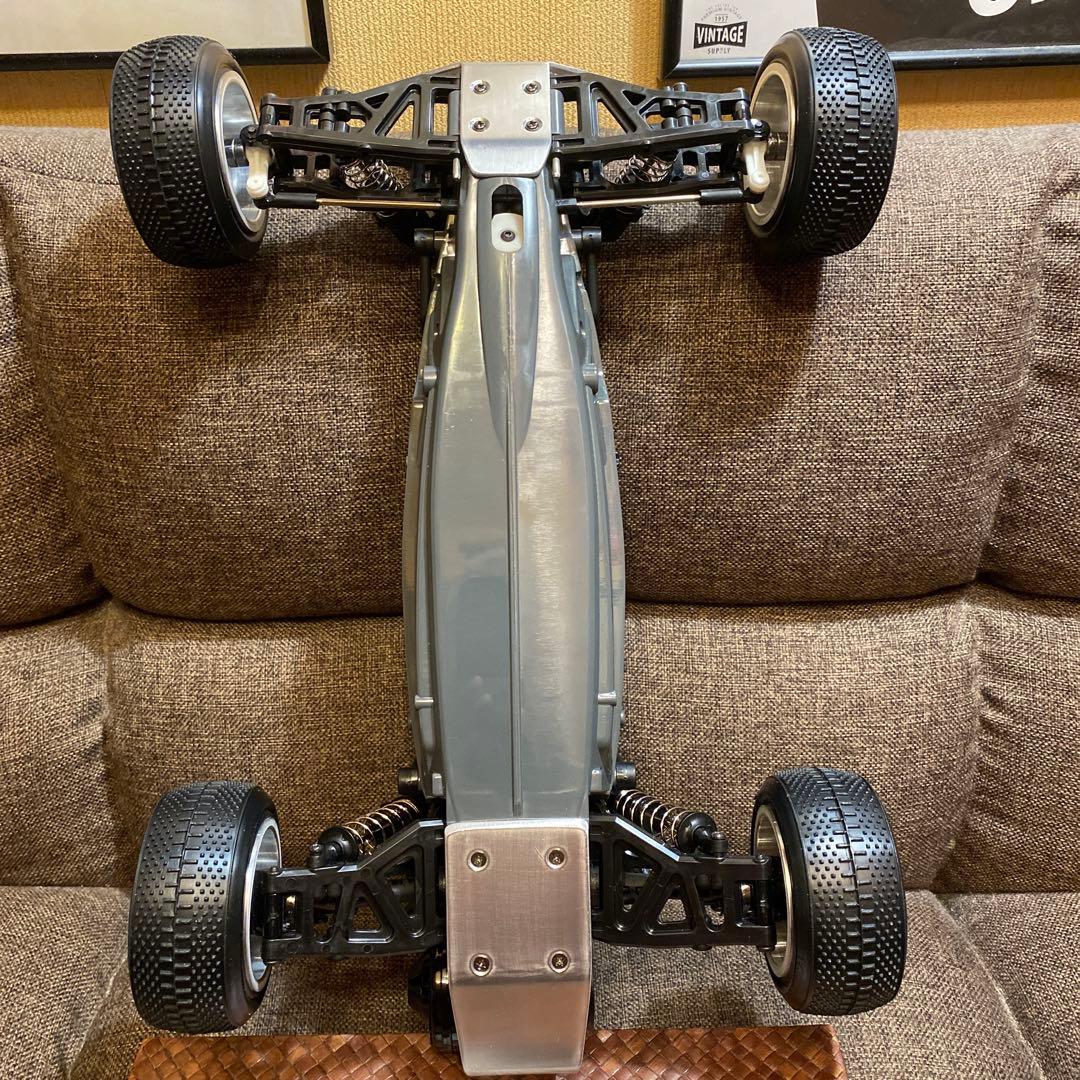 ほぼ新品　爆速マッドバンVEメカ×タミヤDT-03 ビートルボディ　リポBT付属