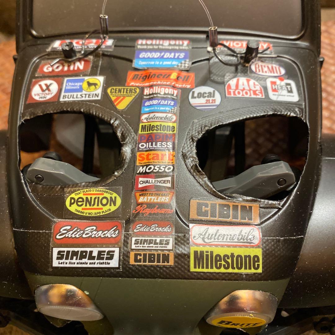 ほぼ新品　爆速マッドバンVEメカ×タミヤDT-03 ビートルボディ　リポBT付属