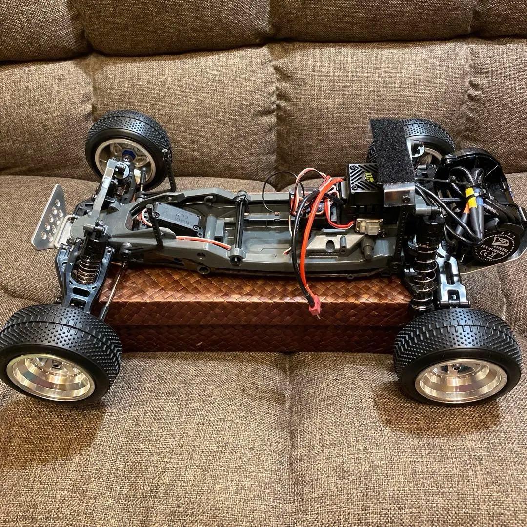 ほぼ新品　爆速マッドバンVEメカ×タミヤDT-03 ビートルボディ　リポBT付属