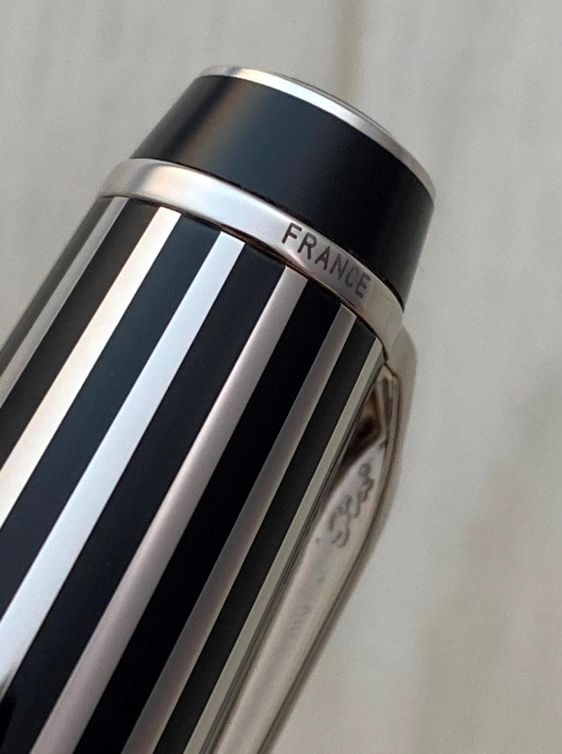 超美品　希少 モンブラン ボエム プラチナプレート クリスタル　ローラーボール