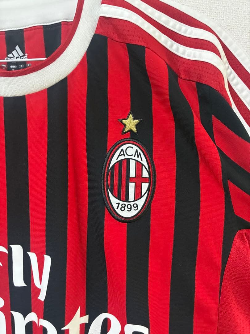 ACミラン adidas シャツ 赤・黒