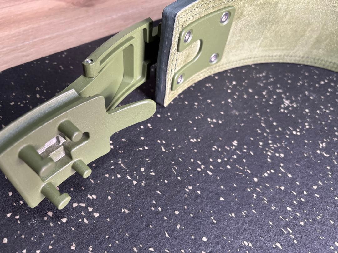 SBD トレーニング・パワーベルトSサイズ　13mm オリーブグリーン