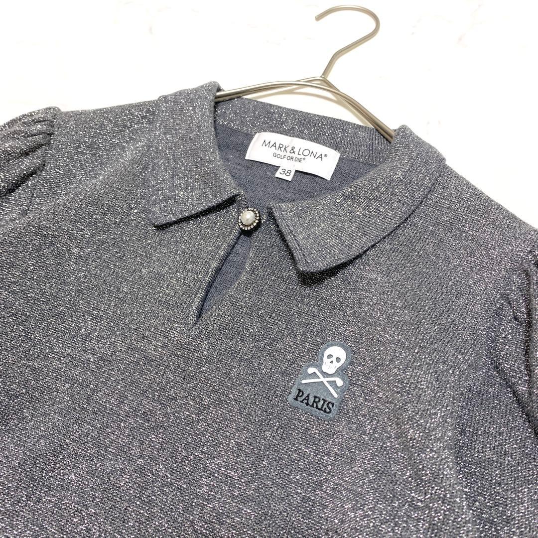 【美品】MARK&LONA マークアンドロナ ラメニット セーター ゴルフ
