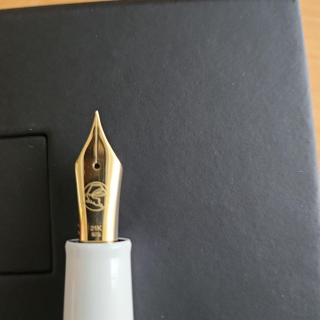 絶版品 入手困難 セーラー万年筆 レアロ 吸入式 EF ゆきのしたで 極細字